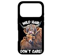 Écosse, Vache des Highlands écossaises, Poils Sauvages, Je m'en Fous Coque pour iPhone 17 Pro