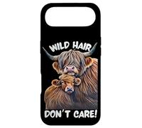 Écosse, Vache des Highlands écossaises, Poils Sauvages, Je m'en Fous Coque pour iPhone Air