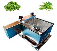 Écosseuse Électrique De Pois 15 kg/h, Éplucheuse De Haricots En Acier Inoxydable Commerciale Pour Edamame Et Fèves, Machine Semi Automatique Pour Transformation Alimentaire