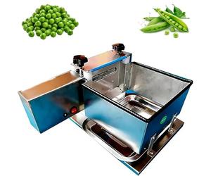 Écosseuse Électrique De Pois 15 kg/h, Éplucheuse De Haricots En Acier Inoxydable Commerciale Pour Edamame Et Fèves, Machine Semi Automatique Pour Transformation Alimentaire