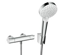 Ecostat 1001 CL Pack Mitigeur Thermostatique douche + Set Crometta Porter’S Douchette Vario / 1,25m (13211000-Vario)