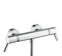 Thermostatique de douche Hansgrohe Ecostat Comfort Care 13117000 350 x 103 mm, apparent, avec poignées extra longues, chromé