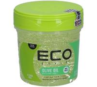 Gel coiffant à l'huile d'olive Ecostyle, tenue toute la journée, sans alcool & paraben, sans sulfate & desquamation, anti-démangeaisons, 473 ml