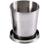 ECOSWAY 1 Pièces Acier Inoxydable Rétractable Tasses Extérieur Voyage Pliable Pliable Tasse Télescopique - 250ml