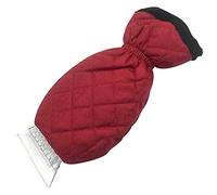 ECOSWAY 1Pc Voiture Neige Glace Gants Grattoir Imperméable Pare-Brise Neige Grattoir Gant Outil - Rouge