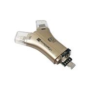 Ecosway Lecteur de carte mémoire 4 en 1 USB Micro SD/TF universel pour téléphone