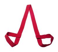 ECOSWAY Réglable Yoga Tapis Sangle Tapis Bride Porte Épaule Ceinture Exercice Sports Gym - Rouge