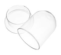 Écosystème Terrarium de Bureau en Verre Transparent Ambiance Noël | Dôme de Cloche, Décoration de Table Simple, Espace Gain de Place, pour Plantes et Mousse