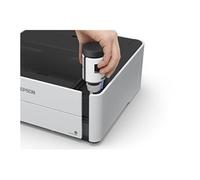 Epson EcoTank ET-M1180 - Imprimante - Noir et blanc - Recto-verso - jet d'encre - ITS - A4/Legal - 1 200 x 2 400 ppp - jusqu'à 15.4 ppm - capacité : 250 feuilles - USB 2.0, LAN, Wi-Fi(n) G