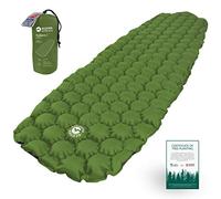Ecotek Outdoors Matelas Hybern8 ultraléger Gonflable randonnée Camping - Design FlexCell - Parfait pour hamacs et Sacs de Couchage (Feuille Persistante)