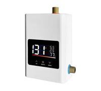 ECOTINYMACH Chauffe-eau électrique sans réservoir 220 V, 4000 W, chauffe-eau instantané sous évier, conversion entre Fahrenheit et Celsius, télécommande