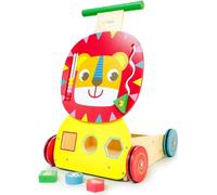 EcoToys Poussette d'apprentissage en bois LÖWE, MA088