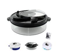 Ecotrappe - Attrape-Mouche électrique, Silencieux Et Efficace, Rotatif à 360°, avec Prise USB, Convient pour Le Salon Et La Chambre à Coucher (Noir (branchement Direct))