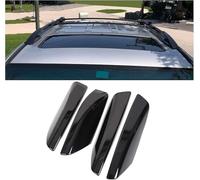 ECOTRIC 4Pcs Roof Rack Rail End Cover Shell Cap Compatible with 2003-2009 Toyota 4Runner SW4 N210 Black Roof Rail Bar Cover Shell Protection