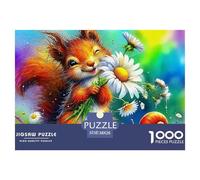 Écouillot Mignon Puzzle 1000 Pièces Jeux Éducatif Défi Jouets Cadeaux Petits Animaux Mignons Puzzle Difficile Impossible pour Adultes pour Enfants À Partir De 14 Ans38x26cm/1000pcs