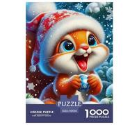 Écouillot Mignon Puzzle De 1000 Pièces pour Adultes Jeux Éducatif Défi Jouets Cadeaux Petits Animaux Mignons Puzzle De Qualité Supérieure Enfants Dès 14 Ans70x50cm/1000pcs
