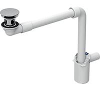 Geberit lavabo match0 152091211 Ø 32 mm, sortie libre et couvercle de valve, chromé brillant