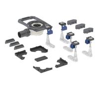 Ecoulement de receveur de douche Geberit avec cinq longs pieds, pour CleanFloor30 surface de douche intégrée, hauteur de l'eau de barrage 50mm, 551.565.00.1