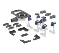 Geberit Duofix Kit d’installation avec 7 pieds longs, hauteur de garde d’eau : 50 mm, 551566001,