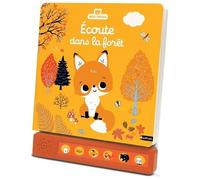 Écoute dans la forêt – Livre sonore, 6 comptines pour la nature – Petit Nathan Dès 2 ans