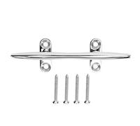 Écoute de bateau à base ouverte, robuste, en acier inoxydable 316, avec vis de montage pour le pont des bateaux marins, écoute d’amarrage polie comme un miroir, résistante à la (SS316-5 pouces)