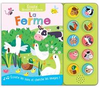 Samantha Meredith – Écoute, découvre et observe : La ferme – Cartonné
