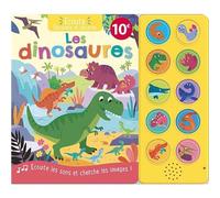 Collectif – Les dinosaures – Écoute, découvre et observe – Cartonné
