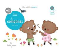 Écoute et mime les comptines - Cécile Hudrisier - Didier Jeunesse - cartonné - Comptine, chant