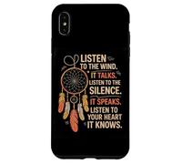 Écouter Le Vent Silence Cœur Positif Sagesse Naturelle Coque pour iPhone XS Max