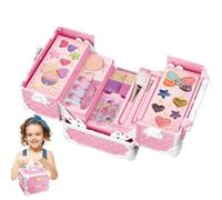 Ecouter Maquillage Pour Filles,Jouets De Vanités De Maquillage, Kit De Maquillage Pour Fille,Jouer Aux Jouets De Maquillage - Kits De Cosmétiques De Simulation Comprenant Un Étui De Rangement