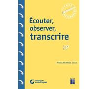 Écouter, observer, transcrire au CP + CD Rom Livre avec CD-ROM - FREDERIC ADRIE - Retz Eds - Livre CD-ROM - Scolaire / Universitaire CD