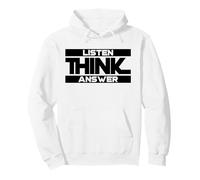 Écouter Think Answer (Drôle) Sweat à Capuche