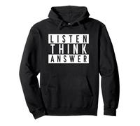 Écouter Think Answer (Drôle) Sweat à Capuche