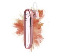 Écouteur Bluetooth avec microphone 32 heures de temps de conversation Casque sans fil Résistant a la sueur Sport Musique Écouteurs Longue derniere oreillette-Or rose
