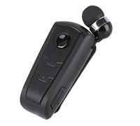 Écouteur Bluetooth, F910 Casque Bluetooth écouteur Collier Clip Casque, écouteur Mains Libres Rétractable pour Téléphone, DC 5V(Noir)