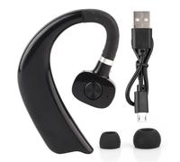 Écouteur Bluetooth mono élégant, son clair avec micro antibruit, conception confortable pour un port prolongé, étanche pour les activités en