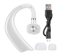Écouteur Bluetooth mono élégant, son clair avec micro antibruit, conception confortable pour un port prolongé, étanche pour les activités en