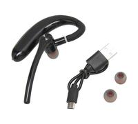 Écouteur Bluetooth pour un son clair, casque à double microphone et réduction de bruit avec son haute fidélité pour une communication fluide,