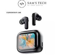 Ecouteur Bluetooth Sans Fil TWS LX-10 à Réduction de Bruit - Écran Tactile LED Noir