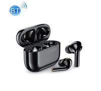 Écouteur Bluetooth Sans Fil V5.0 Couplage Auto Étui de Charge 4h Conversation Noir YONIS