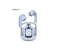 Ecouteur Bluetooth T6 Sans Fil avec ENC Réduction de Bruit Intra Auriculaires pour Travail/Voyage-Glace Bleue