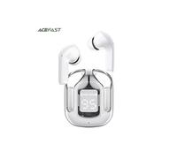 Ecouteur Bluetooth T6 Sans Fil avec ENC Réduction de Bruit Intra Auriculaires pour Travail/Voyage-Gris
