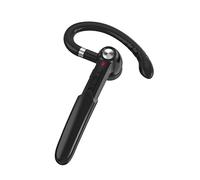 écouteur Bluetooth Unique HIFI Stéréo Basse Réduction du Bruit Casque Tour d'oreille sans Fil Rotatif Casque d'affaires avec Micro, Noir