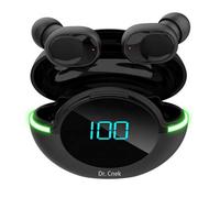 Écouteur - Dr. Cnek - 63 x 49 x 26 5 mm Bluetooth 5.1 audio qualitatif lecture 35H contrôle tactile Intuitif commandes par boutons