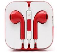 Ecouteur Earpods Kit Main Libre Rouge pour Apple iPhone 5C rouge G