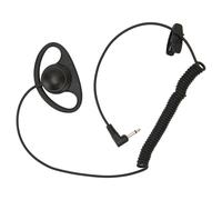 Écouteur en forme de D pour radios Motorola, oreillette 2 broches avec micro PTT, design ergonomique et clip pivotant pour appareils de