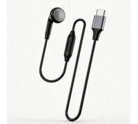 Écouteur Filaire USB-C Mono pour iOS | 120cm | avec Micro et Contrôle du Volume Circuit Intégré Numérique | Compatible Samsung Galaxy S23 Google Pixel Huawei OnePlus