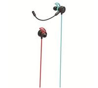 Hori Écouteurs Gaming Pro avec Mixer – Microphone – Câble 3,5 mm – Nintendo Switch – Bleu/Rouge