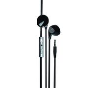 Ecouteur intra-auriculaire avec micro intégré 1,2 m - noir
