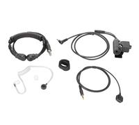 Écouteur intra-auriculaire avec microphone de gorge et tube acoustique, bouton Push-To-Talk U94 pour talkies-walkies, conception tactique discrète,